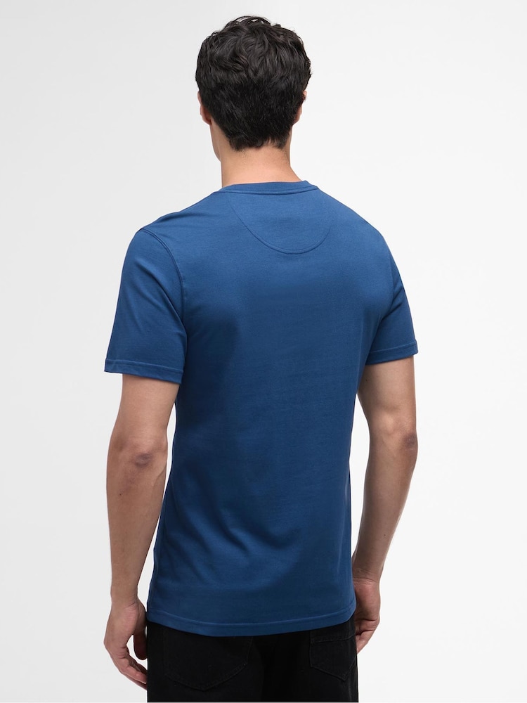 Barbour® International Chrome Black Logo T-Shirt - Image 2 of 5 Barbour® International Chrome Black Logo T-Shirt - Image 2 of 5