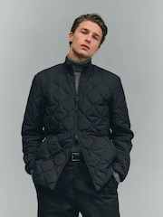 Barbour International Black Walden Quilted Jacket - Image 1 of 8
