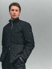 Barbour International Black Walden Quilted Jacket - Image 2 of 8