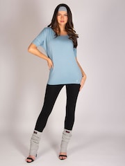 Pineapple Blue Monroe Short Sleeve Jersey T-Shirt - Image 1 of 8