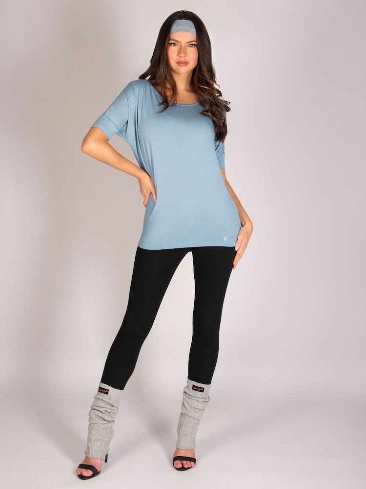 Pineapple Blue Monroe Short Sleeve Jersey T-Shirt - Image 1 of 8
