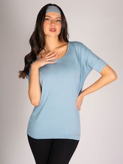 Pineapple Blue Monroe Short Sleeve Jersey T-Shirt - Image 4 of 8