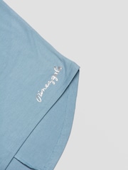 Pineapple Blue Monroe Short Sleeve Jersey T-Shirt - Image 8 of 8