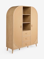 Rattan Felix Triple, 3 drawers Kids Wardrobe - Image 6 of 8