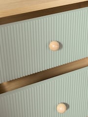 Sage Green Kids Hutton Super Wide Chest of Drawers - Image 3 of 9