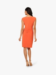 Adrianna Papell Red Keyhole Jersey Short Dress - Image 2 of 6