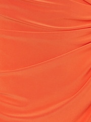 Adrianna Papell Red Keyhole Jersey Short Dress - Image 3 of 6