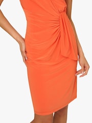 Adrianna Papell Red Keyhole Jersey Short Dress - Image 6 of 6