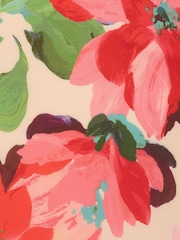 Adrianna Papell Pink Halter Flounce Dress - Image 7 of 7