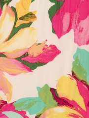 Adrianna By Adrianna Papell Pink Printed Short Dress - Image 4 of 7