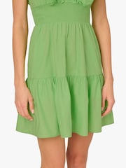 Adrianna By Adrianna Papell Rochie Scurtă cu Volane Verde - Image 7 of 7