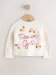 Ecru Flower Girl Occasion Cardigan (3mths-7yrs) - Image 5 of 7