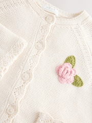 Ecru Flower Girl Occasion Cardigan (3mths-7yrs) - Image 6 of 7