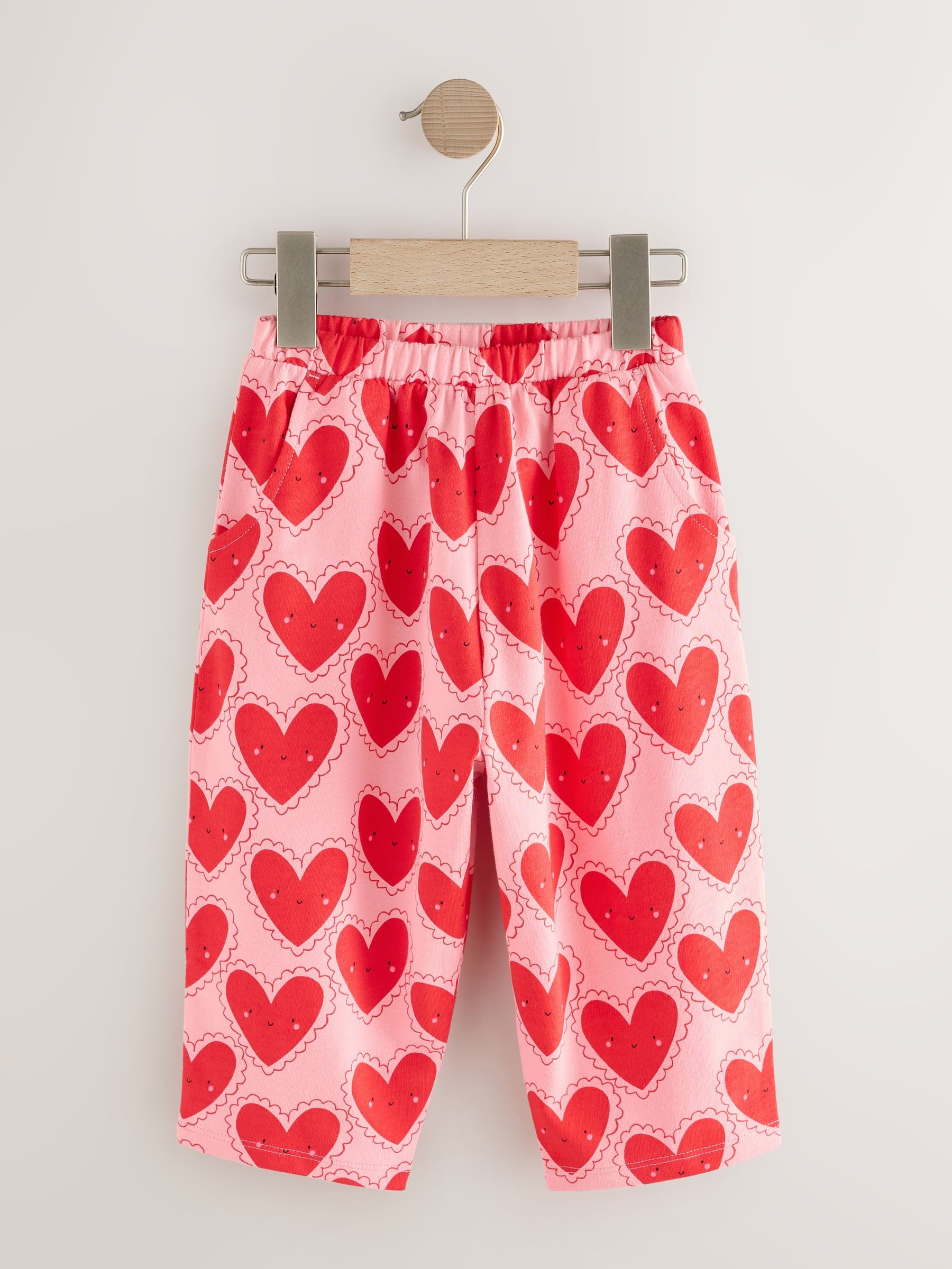 Buy Red Heart Textured Barrel Leg Trousers (3mths-7yrs) from Next USA