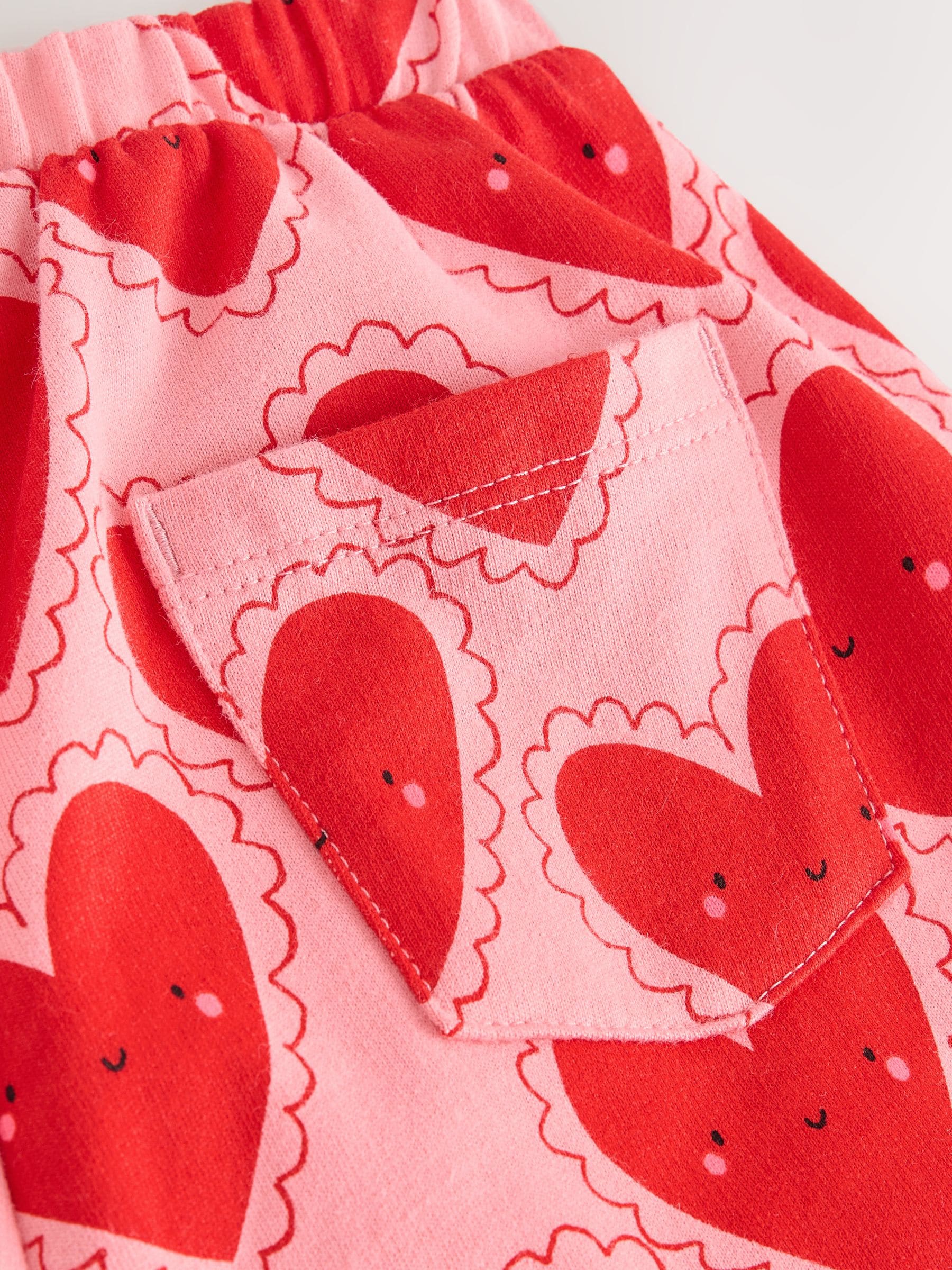 Buy Red Heart Textured Barrel Leg Trousers (3mths-7yrs) from Next USA
