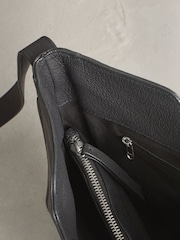 Black Messenger Cross-Body Bag - Image 7 of 7