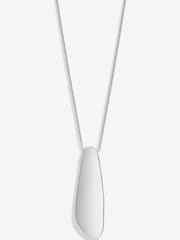 Jon Richard Silver Tone Long Polished Adjustable Pendant Necklace - Image 1 of 1