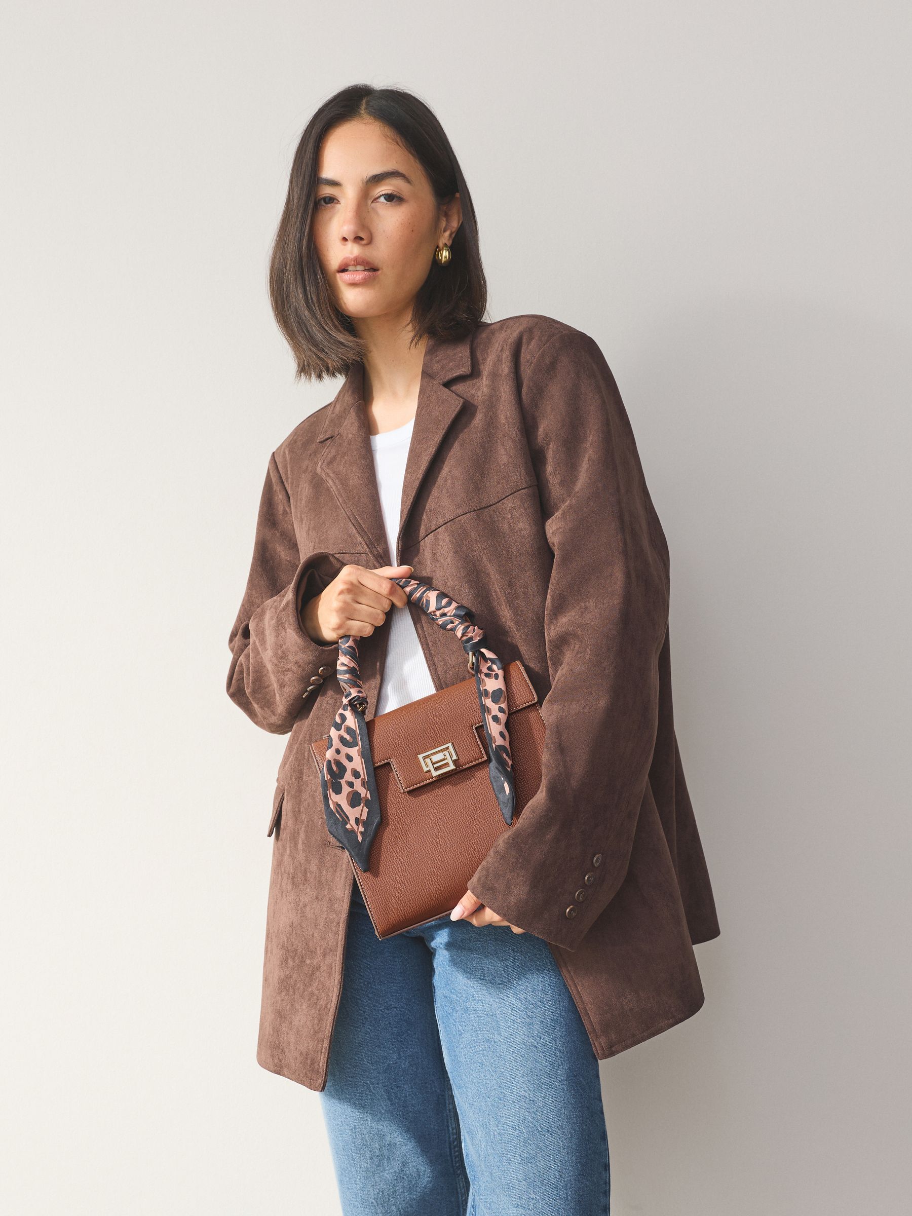 小物 atlast&co MUFFLER HOUNDTOOTH BROWN W53311s.jpg