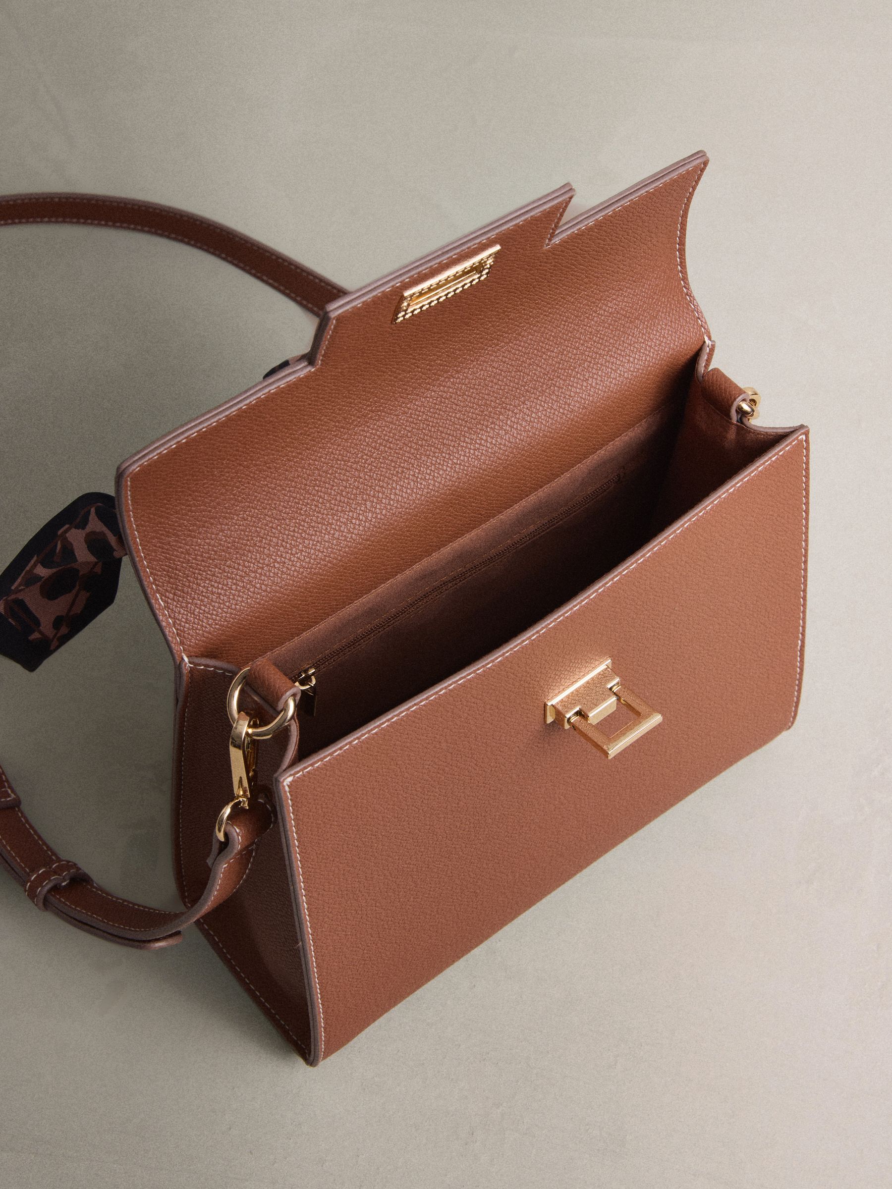 Buy Tan Brown Scarf Hand Held Bag from Next USA