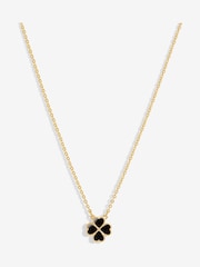 Jon Richard Gold Tone Jet Heart Clover Pendant - Image 1 of 1