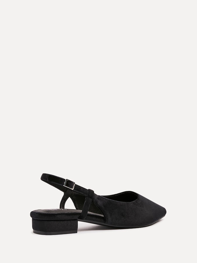 Linzi Black Clasica Low Heeled Slingback Courts - Image 5 of 5 Linzi Black Clasica Low Heeled Slingback Courts - Image 5 of 5