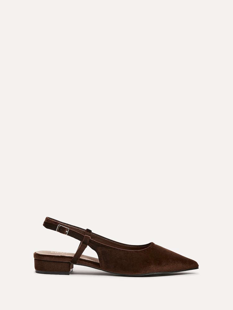 Linzi Brown Clasica Low Heeled Slingback Courts - Image 2 of 5 Linzi Brown Clasica Low Heeled Slingback Courts - Image 2 of 5