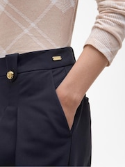 Barbour® Blue Avery Wide Leg Trousers - Image 4 of 6