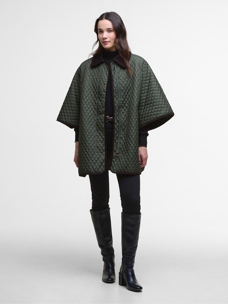 Barbour® Green Oakham Quilted Coat - Image 2 of 9 Barbour® Green Oakham Quilted Coat - Image 2 of 9