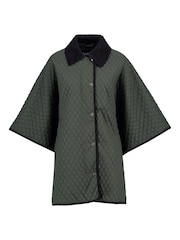 Barbour® Green Oakham Quilted Coat - Image 8 of 9