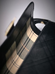 Barbour® Black Rosa Deboss Leather Cross-Body Bag - Image 7 of 7