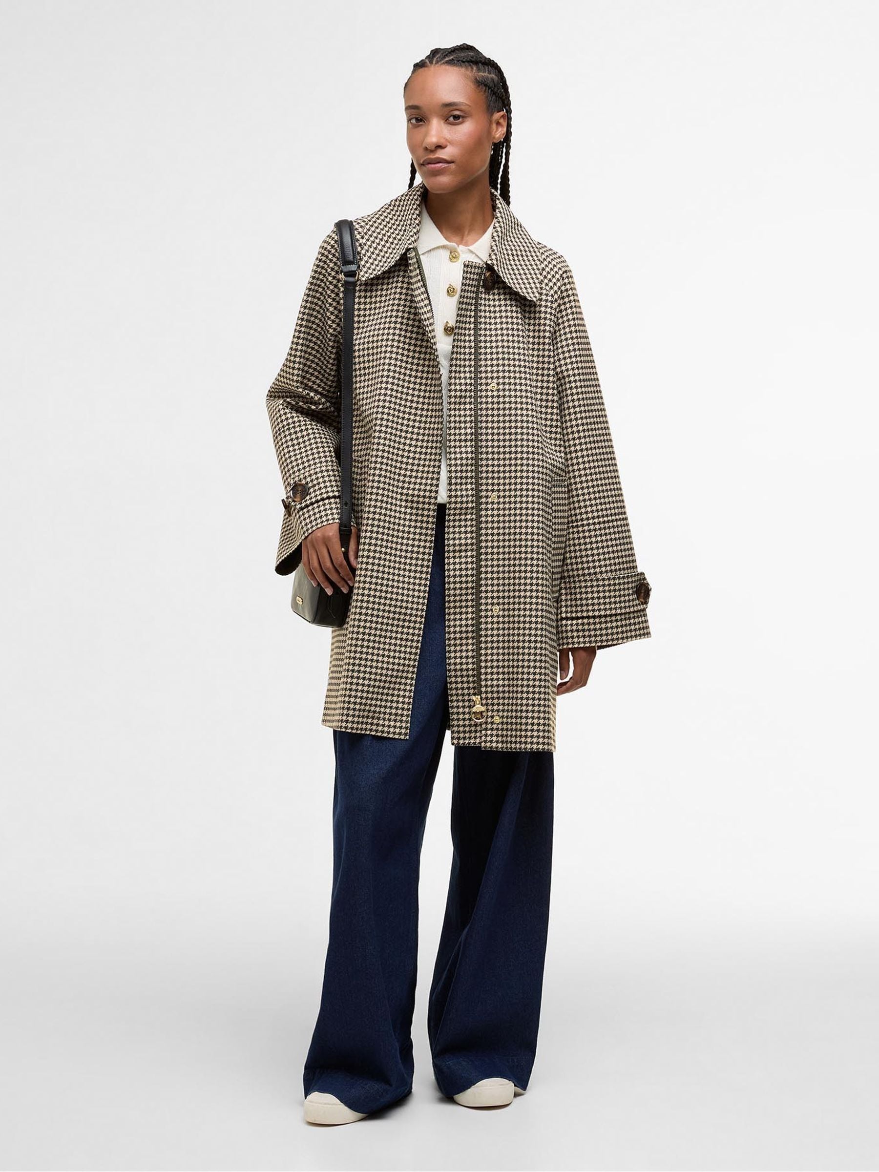 Buy Barbour® Green Kennedy Check Showerproof Jacket from the Next
