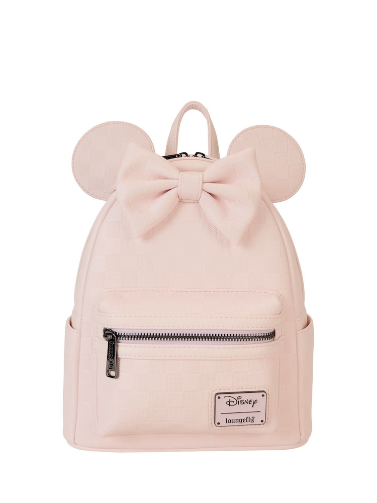 Loungefly Pink Minnie Ear Evergreen Mini Backpack - Image 1 of 5