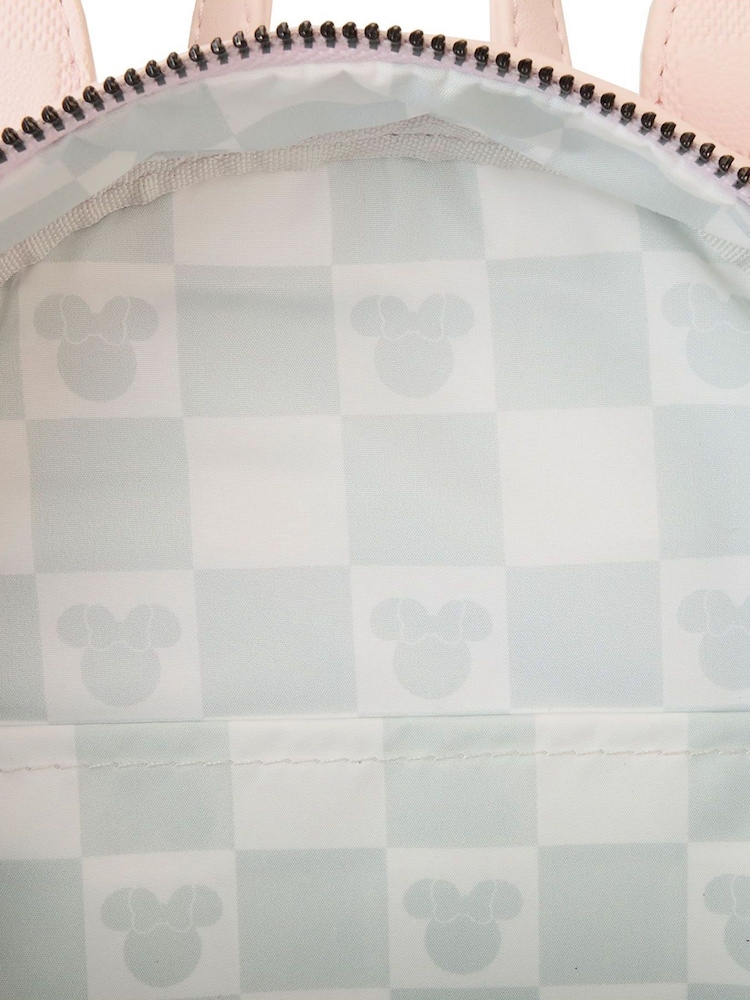 Loungefly Pink Minnie Ear Evergreen Mini Backpack - Image 5 of 5