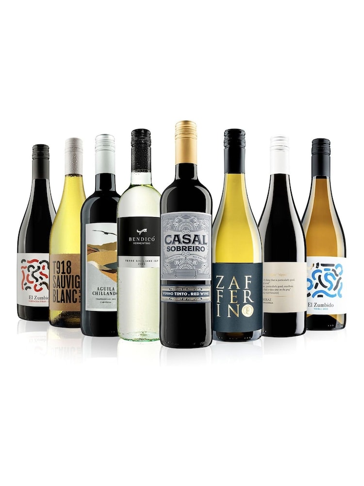 Virgin Wines 8 Bottle Mixed Wine Case - Image 1 of 1