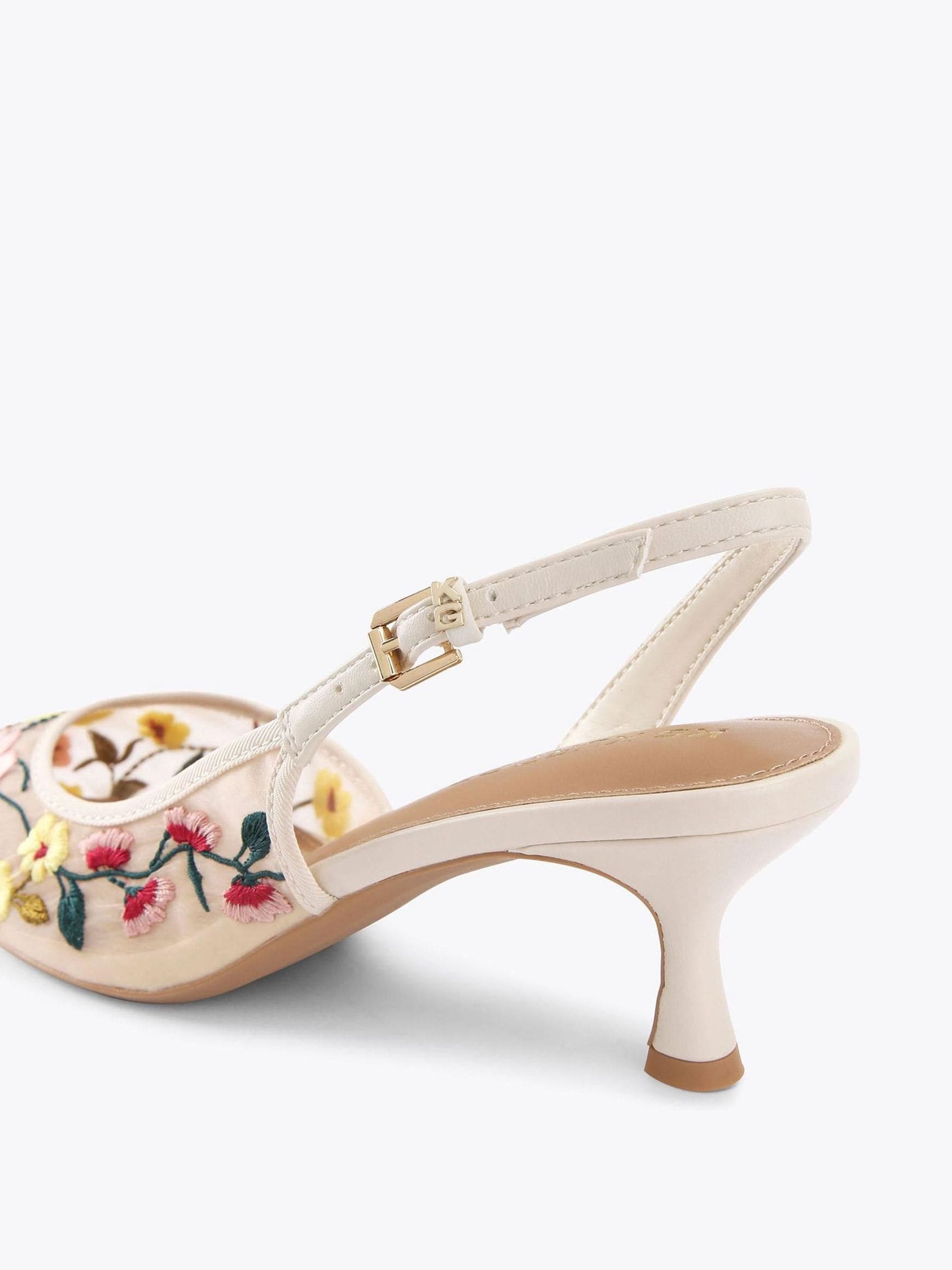 Buy KG Kurt Geiger Cream Floral Aria Low2 Shoes from Next USA