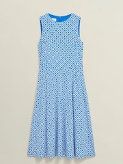Hobbs Blue Petite Lisa Dress - Image 4 of 4