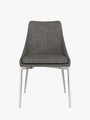 Centrepiece Grey Jupiter Dining Chairs Pair - Image 3 of 4