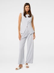 Forever New Blue Kimberly Extended Shoulder Waistcoat - Image 2 of 5