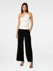 Forever New White Violetta Twist Crepe Top - Image 1 of 5