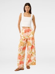 Forever New Cream Ingrid Wide Leg Trousers - Image 5 of 5