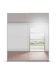 Rauch Champagne Cameron Mirror 1.8m Sliding Semi-Fitted Wardrobe - Image 2 of 6