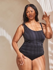 Live Unlimited Black Asymmetric Swimsuit - Image 4 of 5