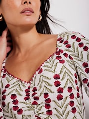 Mint Velvet Natural Floral Print Maxi Dress - Image 6 of 8