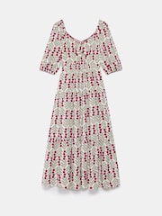 Mint Velvet Natural Floral Print Maxi Dress - Image 7 of 8