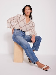 Mint Velvet Natural Floral Print Blouse - Image 2 of 8