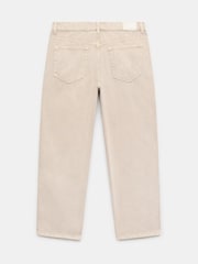 Mint Velvet Natural Relaxed Tapered Boyfriend 100% Cotton Jeans - Image 8 of 8