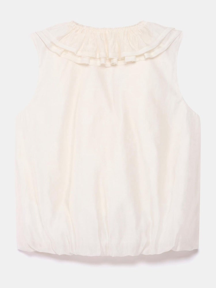 Mint Velvet White Ruffle Front Blouses - Image 8 of 8 Mint Velvet White Ruffle Front Blouses - Image 8 of 8