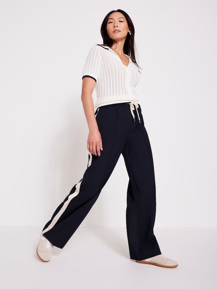 Mint Velvet Mix Polo Top - Image 2 of 7