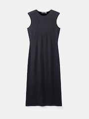 Mint Velvet Black Structured Midi Dress - Image 7 of 8