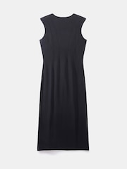 Mint Velvet Black Structured Midi Dress - Image 8 of 8